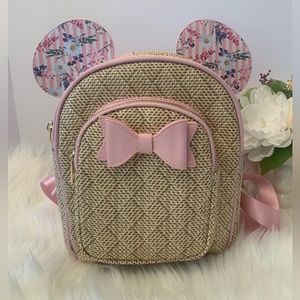 Disney Minnie Mouse Ears and Bow Backpack- Small NWT